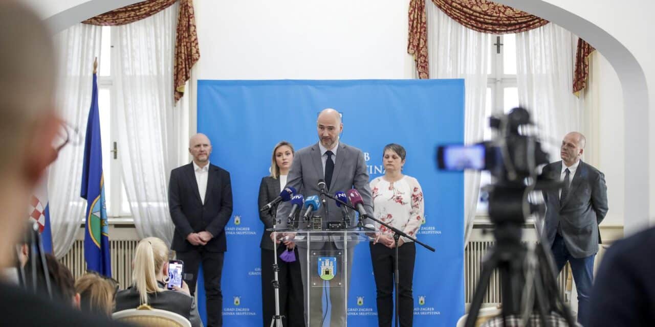 Zagreb: Konferencija za medije gradskih zastupnika SDP-a
