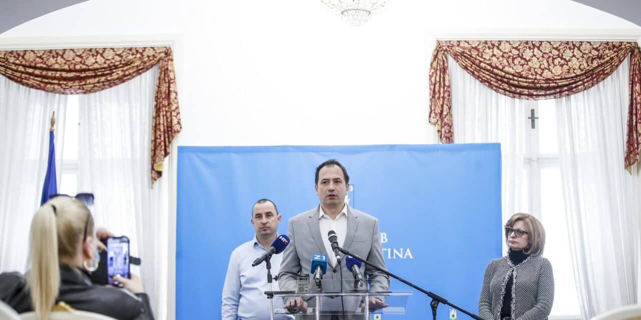 Zagreb: Konferencija za medije Domovinskog pokreta, Zelene liste i Bloka za Hrvatsku