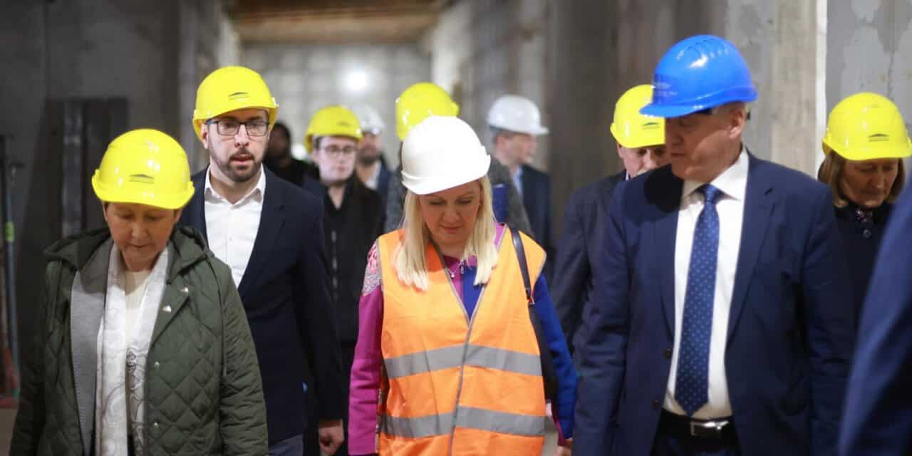 Zagreb: Toma�evi? i ministri obi�li radove na obnovi Hrvatskog glazbenog zavoda