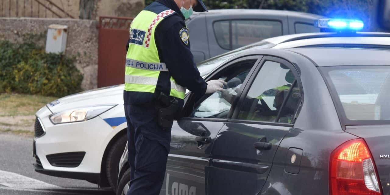 Policijska uprava Šibensko-kninska postavila nove punktove za kontrolu propusnica