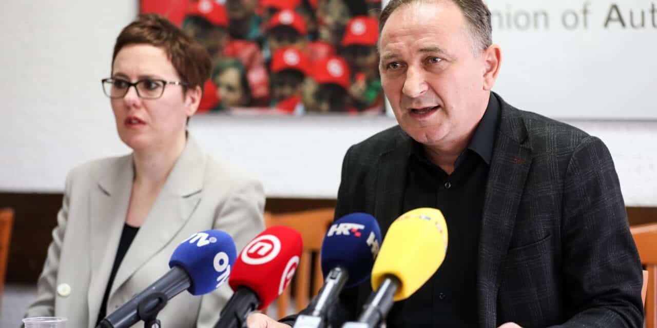 Zagreb: Konferencija za medije Saveza samostalnih sindikata Hrvatske