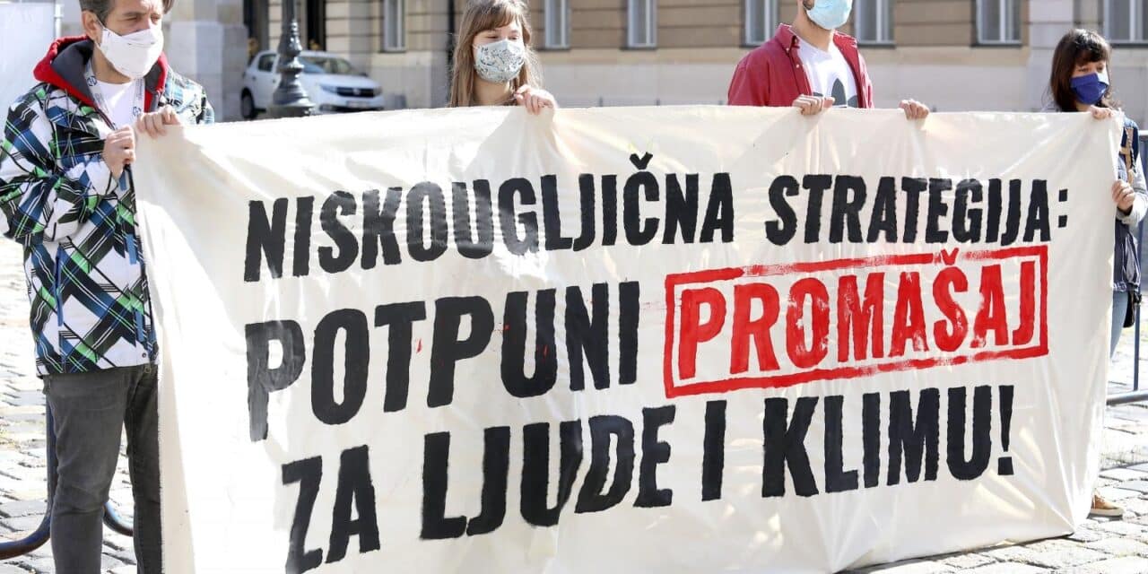 Zagreb: Zelena akcija komentirala proces donošenja te sadržaj Strategije niskougljičnog razvoja