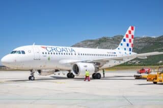 croatia airlines avion zrakoplov