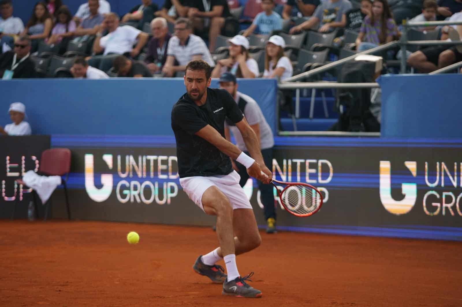 Zadar: Marin Ćilić i Danilo Petrović u meču Adria Tour teniskog turnira