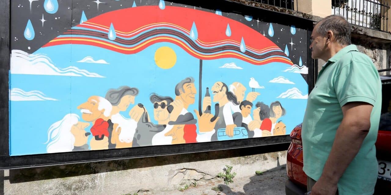 Zagreb: U Radićevoj osvanuo novi mural s motivom šestinskog kišobrana