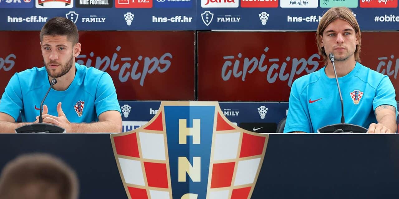 Doha: Andrej Kramarić i Borna Sosa na konferenciji za medije hrvatske nogometne reprezentacije