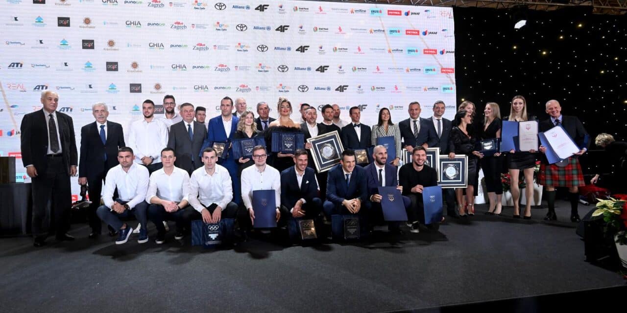Zagreb: Dodjela nagrada sportašima za uspijeh u 2022. po izboru Hrvatskog Olimpijskog odbora
