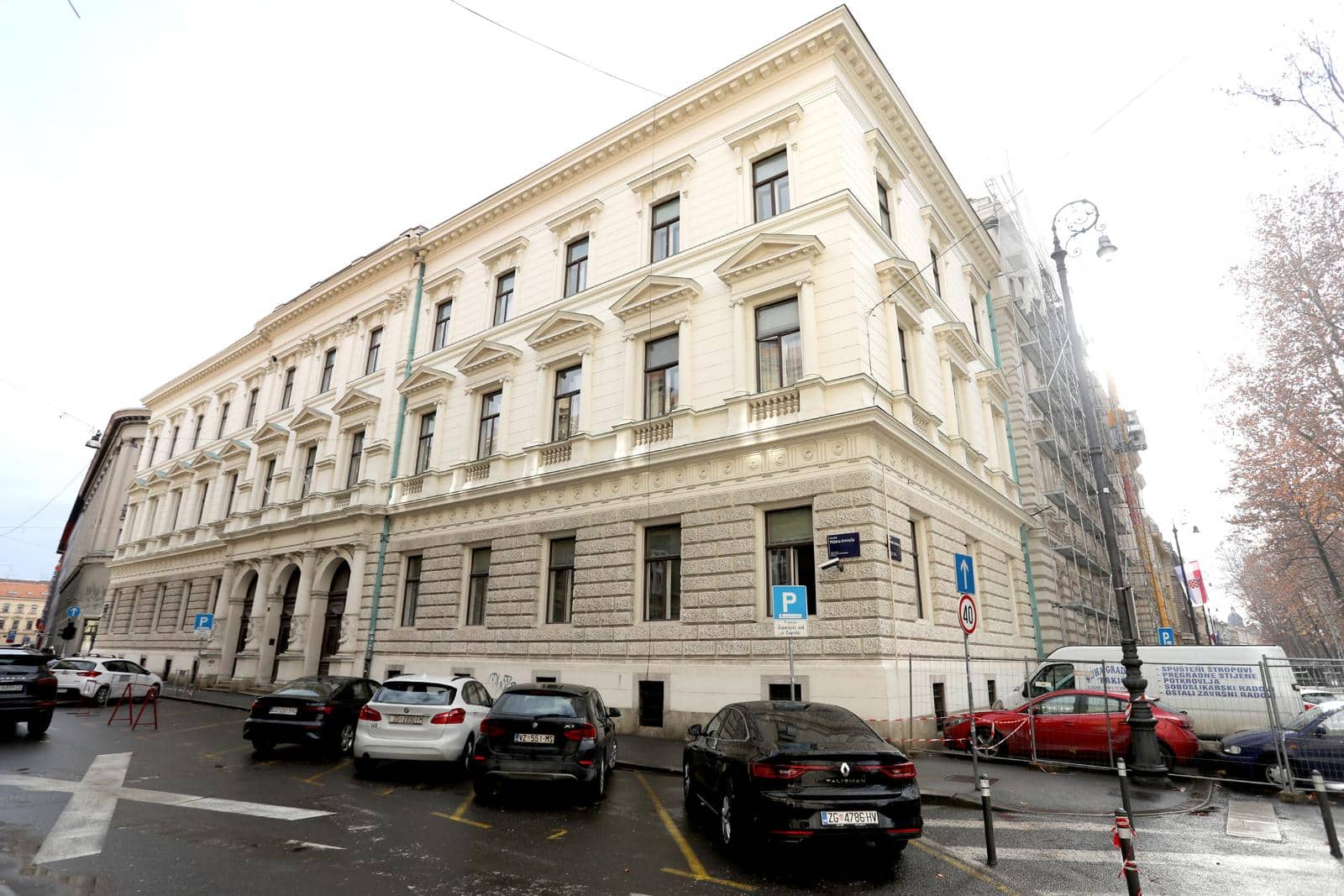 Zgrada Županijskog suda u Zagrebu obnavlja se nakon potresa