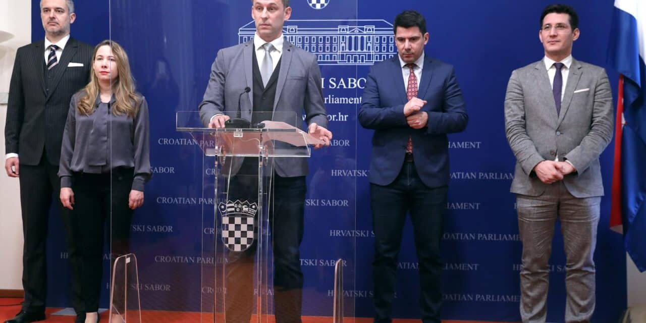 Zagreb: Most održao konferenciju o raspuštanju Sabora