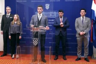 Zagreb: Most održao konferenciju o raspuštanju Sabora
