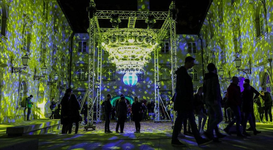 Zagreb: Festival svjetla na Gornjem gradu.