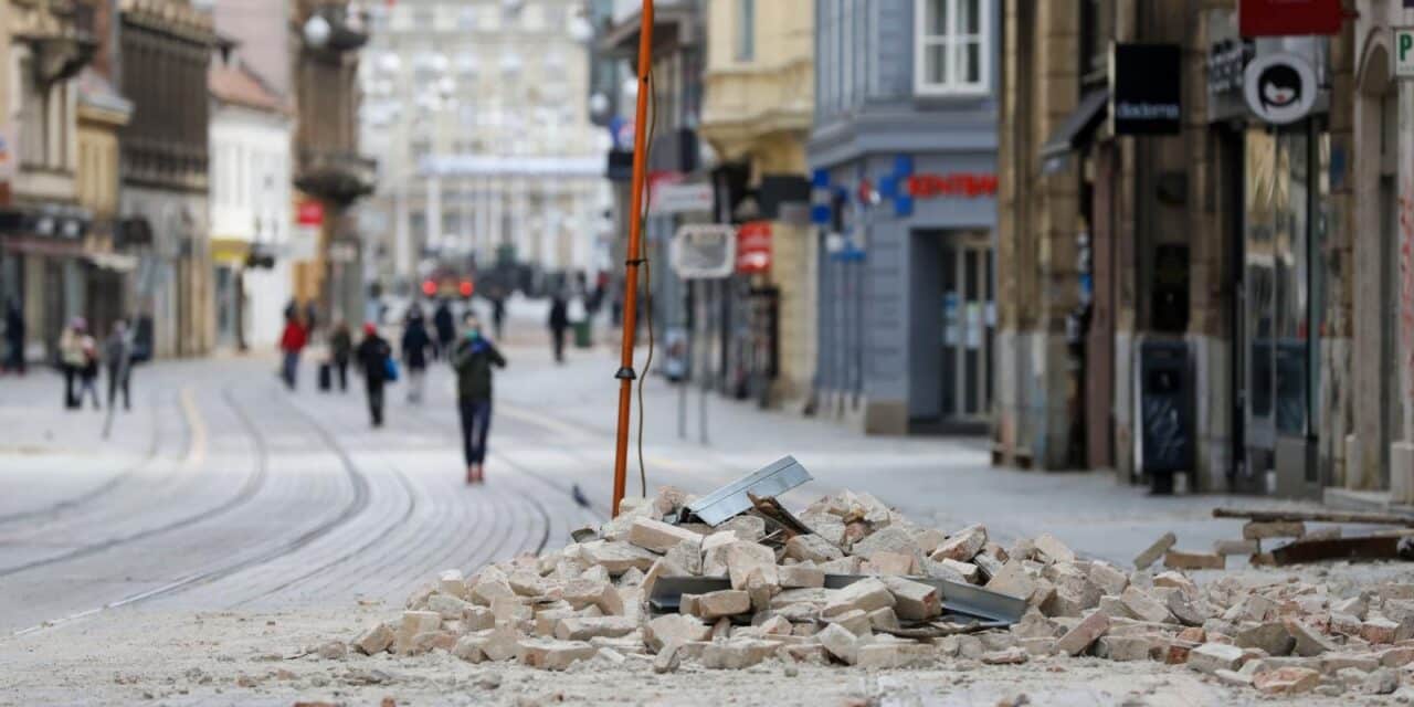 Čišćenje Zagreba nakon potresa