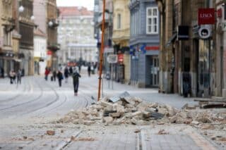 Čišćenje Zagreba nakon potresa