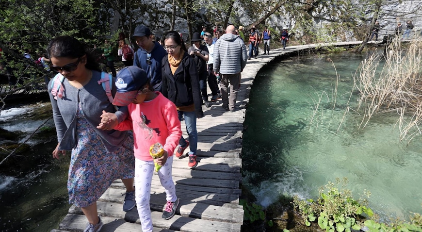 Uskrsni ponedjeljak na Plitvičkim jezerima