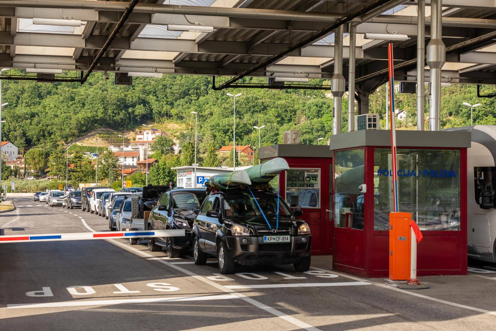 gužva promet granica