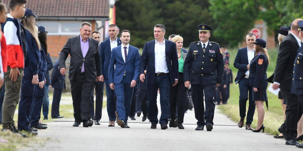 Varaždin: Predsjednik na 125. obljetnici osnutka Dobrovoljnog vatrogasnog društva Martijanec