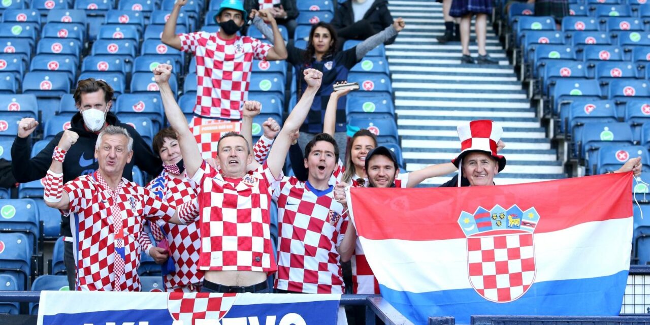 Glasgow: Navijači spremni za početak utakmice Hrvatska – Škotska na Hampden Parku