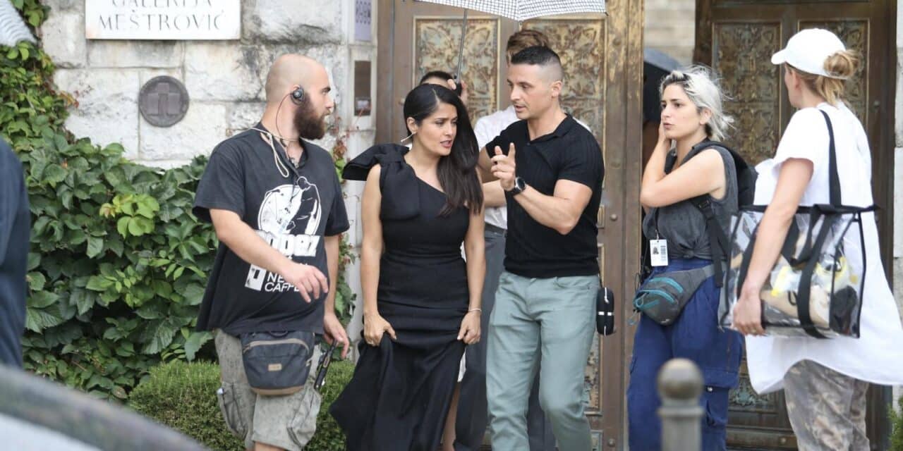 Owen Wilson i Salma Hayek odradili dio snimanja filma Bliss u splitskoj galeriji Meštrović