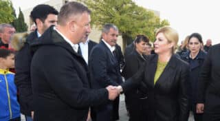 Predsjednica Kolinda Grabar-Kitarović posjetila je Škabrnju