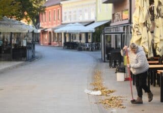 Zagreb: Prazne gradske ulice