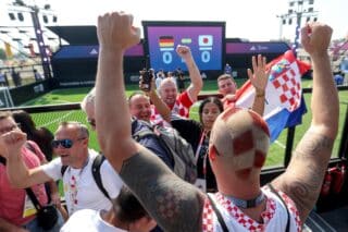 KATAR 2022 – Hrvatski i marokanski navijači odigrali utakmicu
