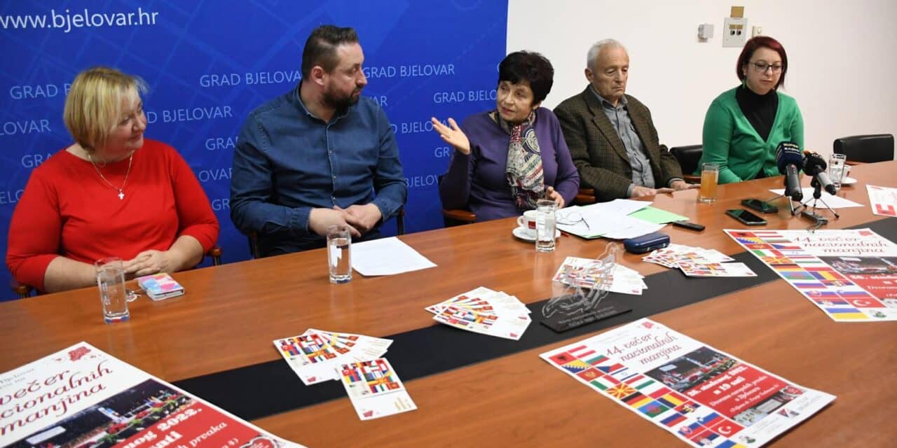 Bjelovar: Najavljena je 14. Večer nacionalnih manjina