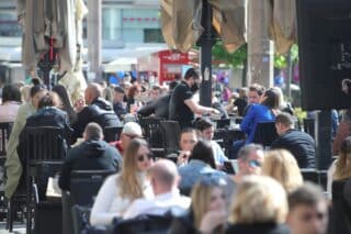 Zagreb: Kasno sunčano poslijepodne u centru grada