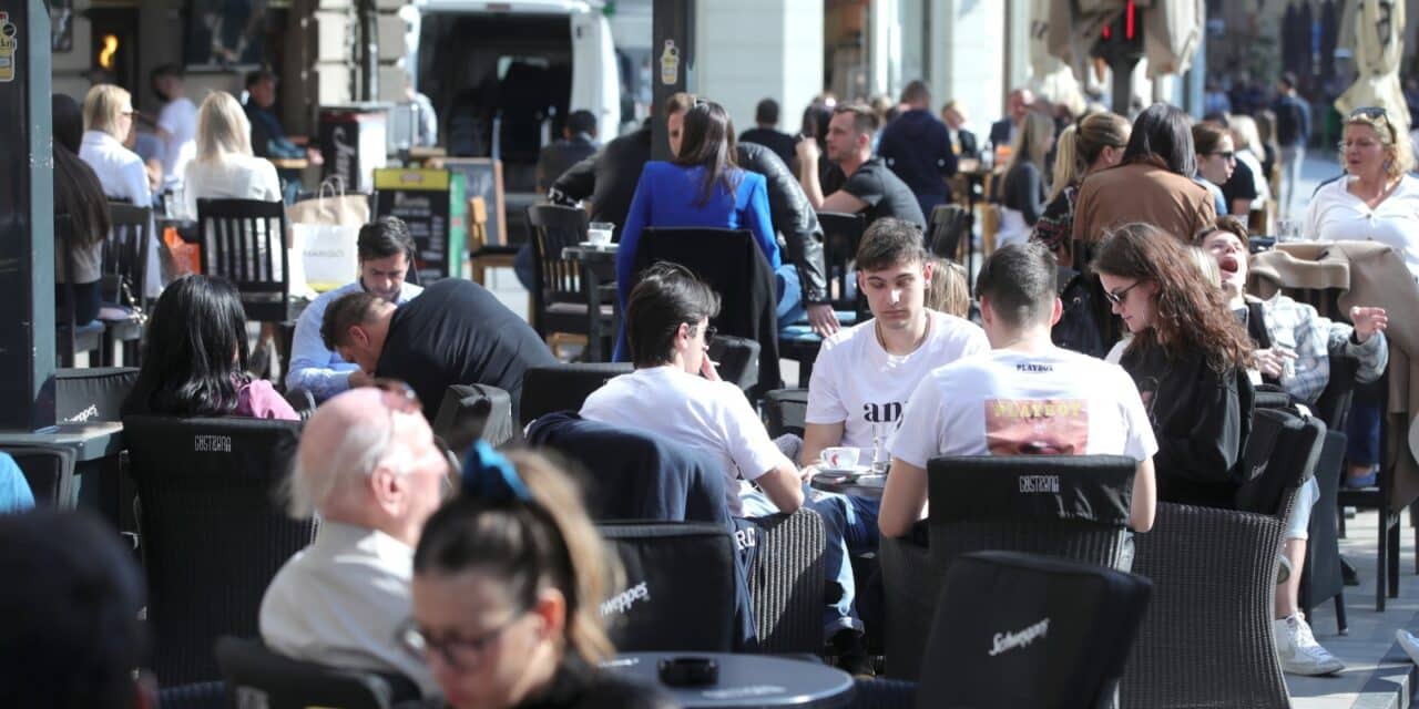 Zagreb: Kasno sunčano poslijepodne u centru grada