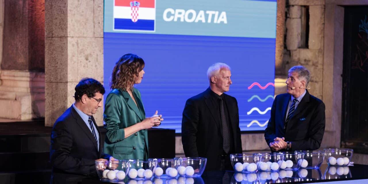 Split: Izvlačenje skupina Europskog vaterpolskog prvenstva na Peristilu