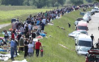 Zagreb: Gužva na Savskom nasipu zbog zatvorenog sajma na Hreliću