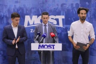 Zagreb: Konferencija za medije Mosta o usvajanju Političke deklaracije