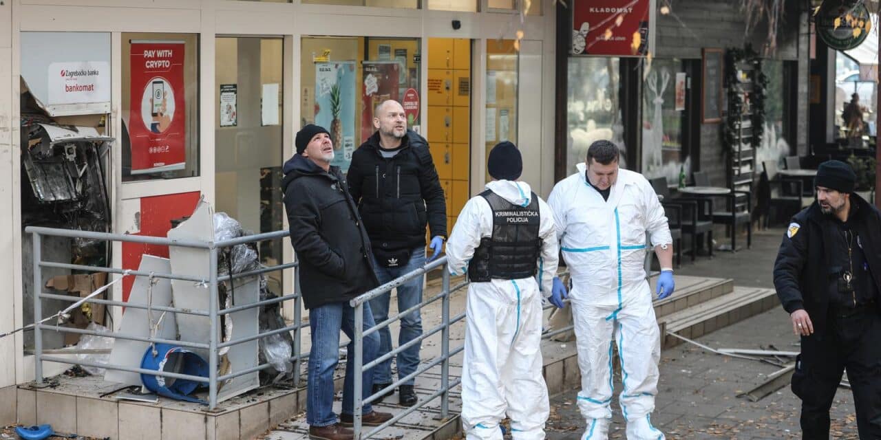 Noćas raznesen bankomat u Zagrebu