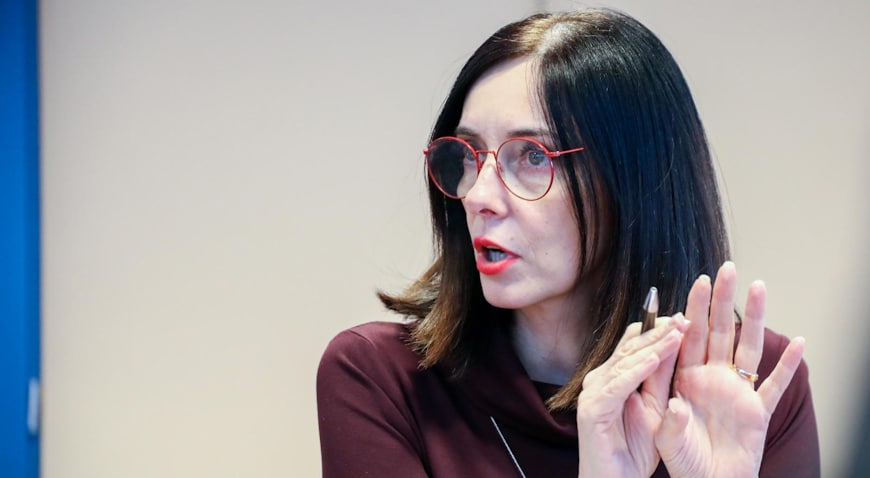 Zagreb: Brifing za medije ministrice znanosti i obrazovanja Blaženka Divjak