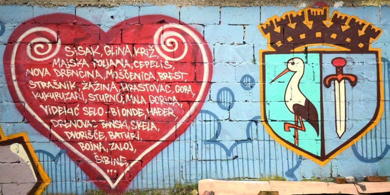 Zagreb: Grafit u Savskoj gaju posvećen Petrinji