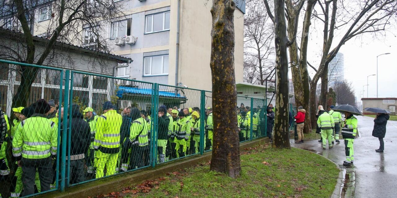 Radnici zagrebačke Čistoće nastavljaju štrajk