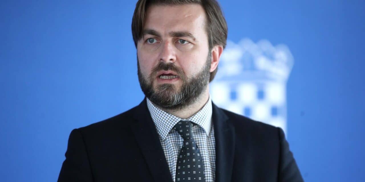 Zagreb: Tomislav Ćorić obratio se medijima okupljenima u NSK