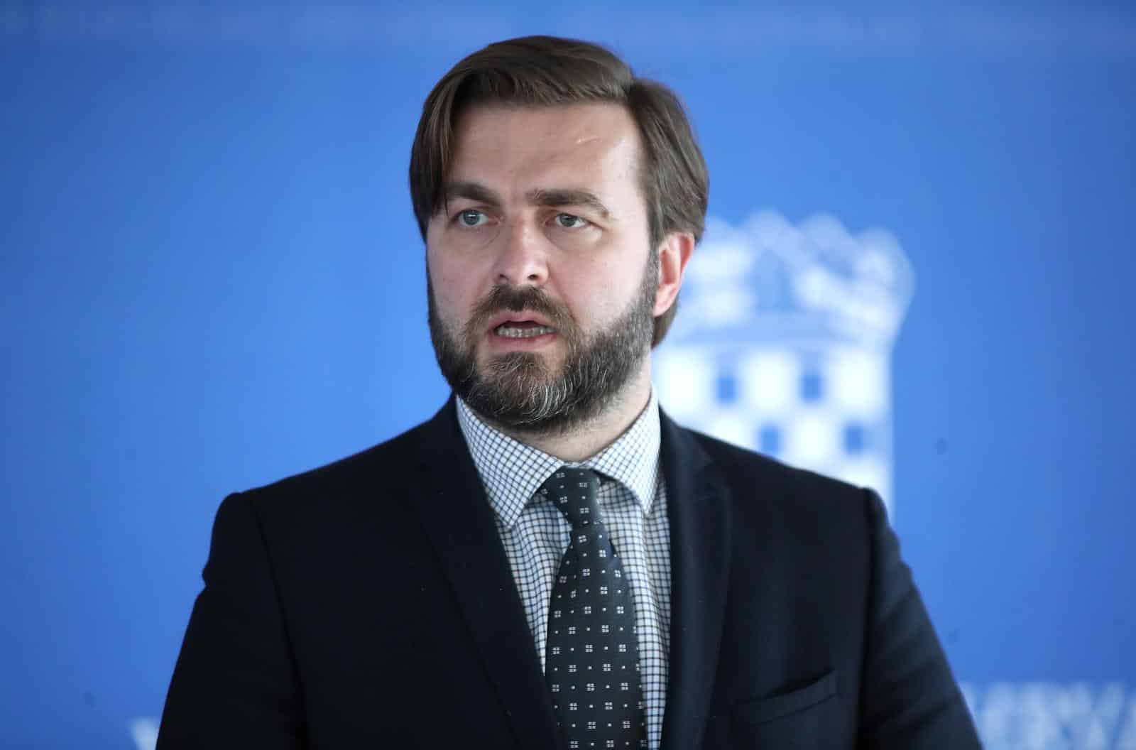 Zagreb: Tomislav Ćorić obratio se medijima okupljenima u NSK