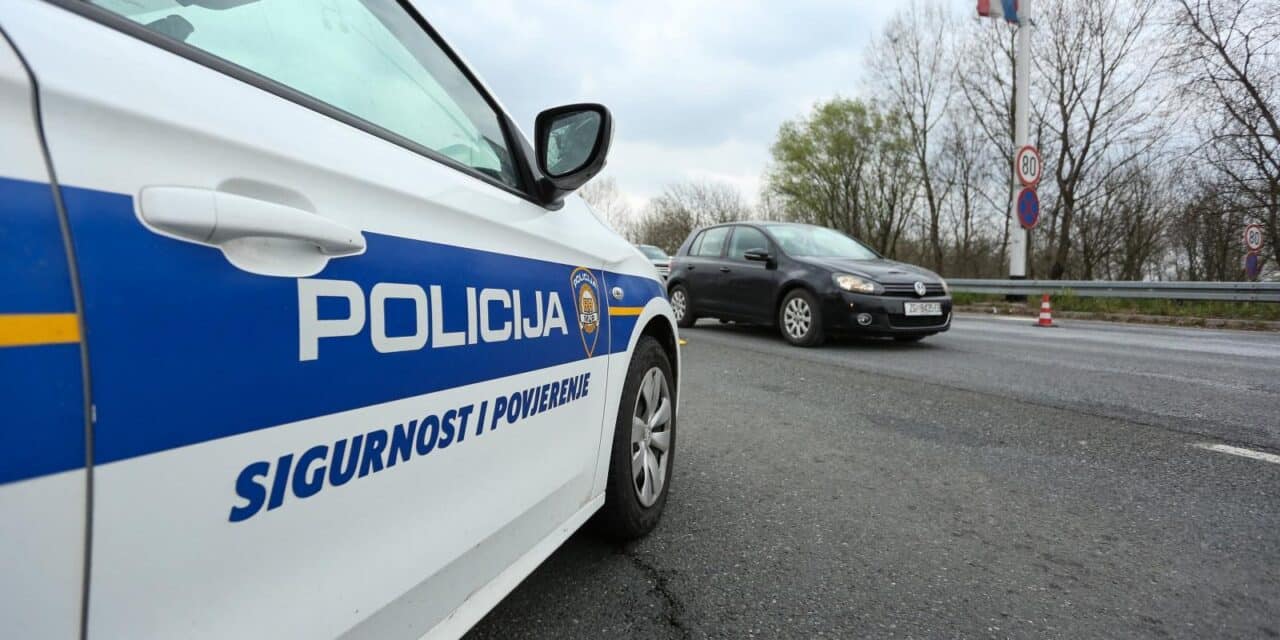 Zagreb: Policija na Jadranskoj aveniji provjerava propusnice i kršenje samoizolacije