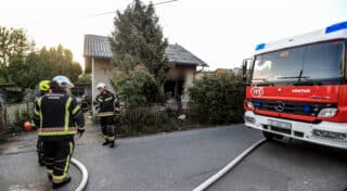 Zagreb: Požar obiteljske kuće u ulici Franje Malnara