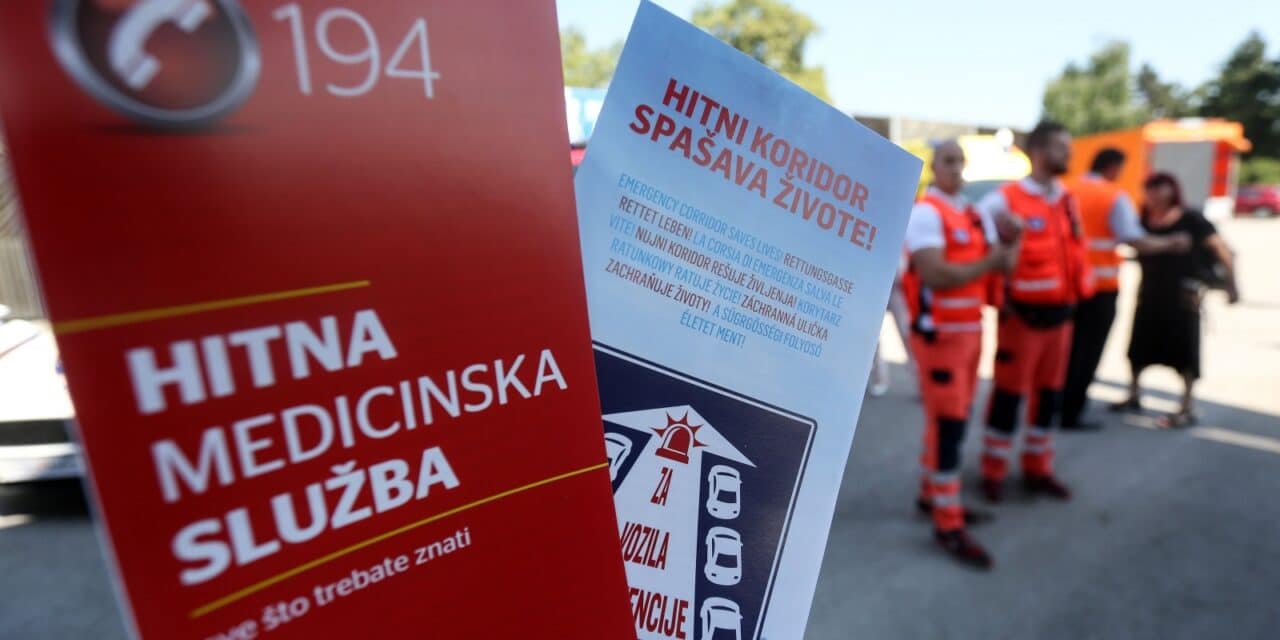 Zagreb: Predstavljena kampanja “Hitni koridor spašava život”