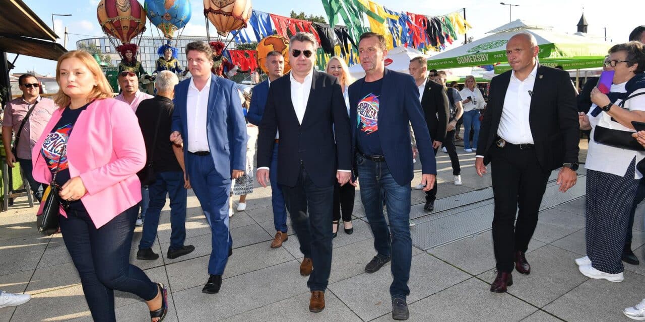 Varaždin: Predsjednik Zoran Milanović posjetio je 24. Špancirfest