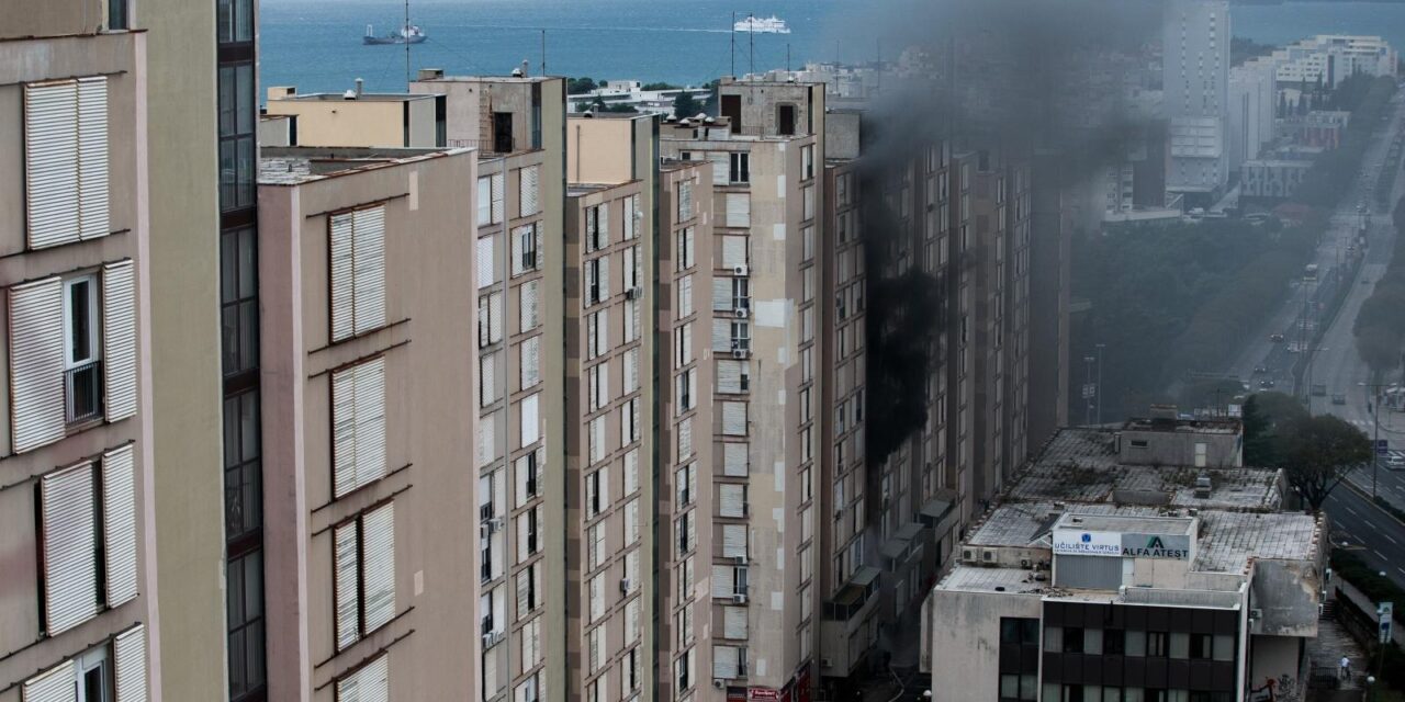 Split: Požar u stanu stambene zgrade na Trsteniku