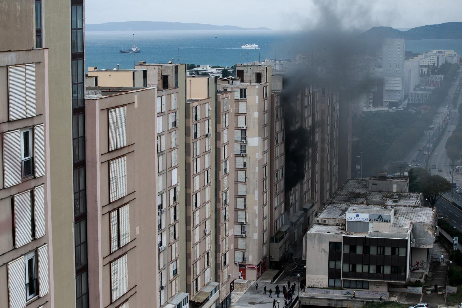 Split: Požar u stanu stambene zgrade na Trsteniku