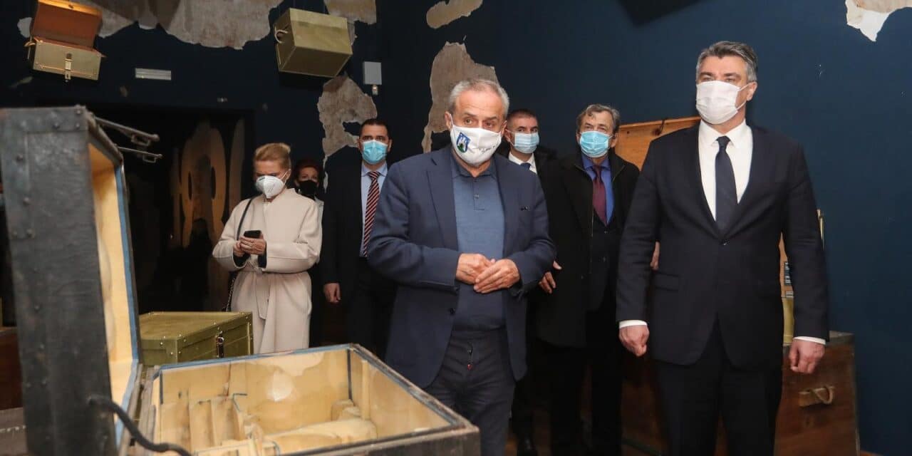 Zagreb: Svečano otvorenje izložbe “Protreseni MUO: od potresa do potresa 1880.- 2020.”
