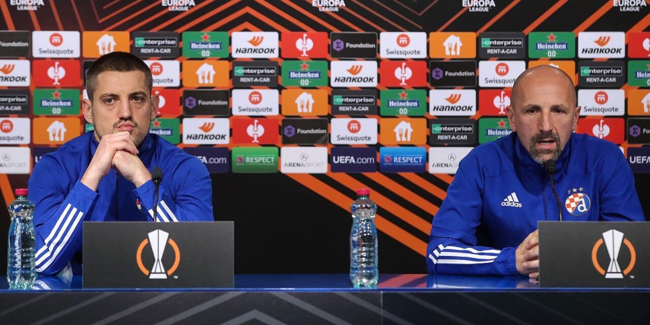 Zagreb: Konferencija za medije GNK Dinamo uoči utakmice s Genkom