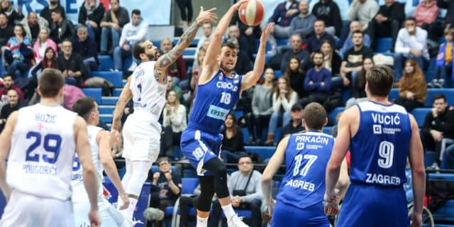 Zagreb: ABA liga, 17. kolo, KK Cibona – KK Budućnost VOLI