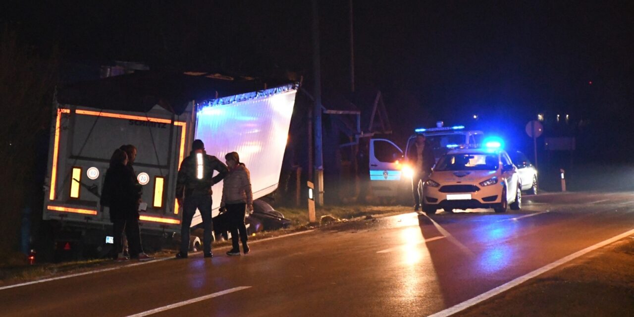 Severin: Kamion sletio s ceste, poginuo vozač