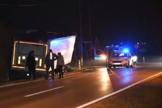 Severin: Kamion sletio s ceste, poginuo vozač