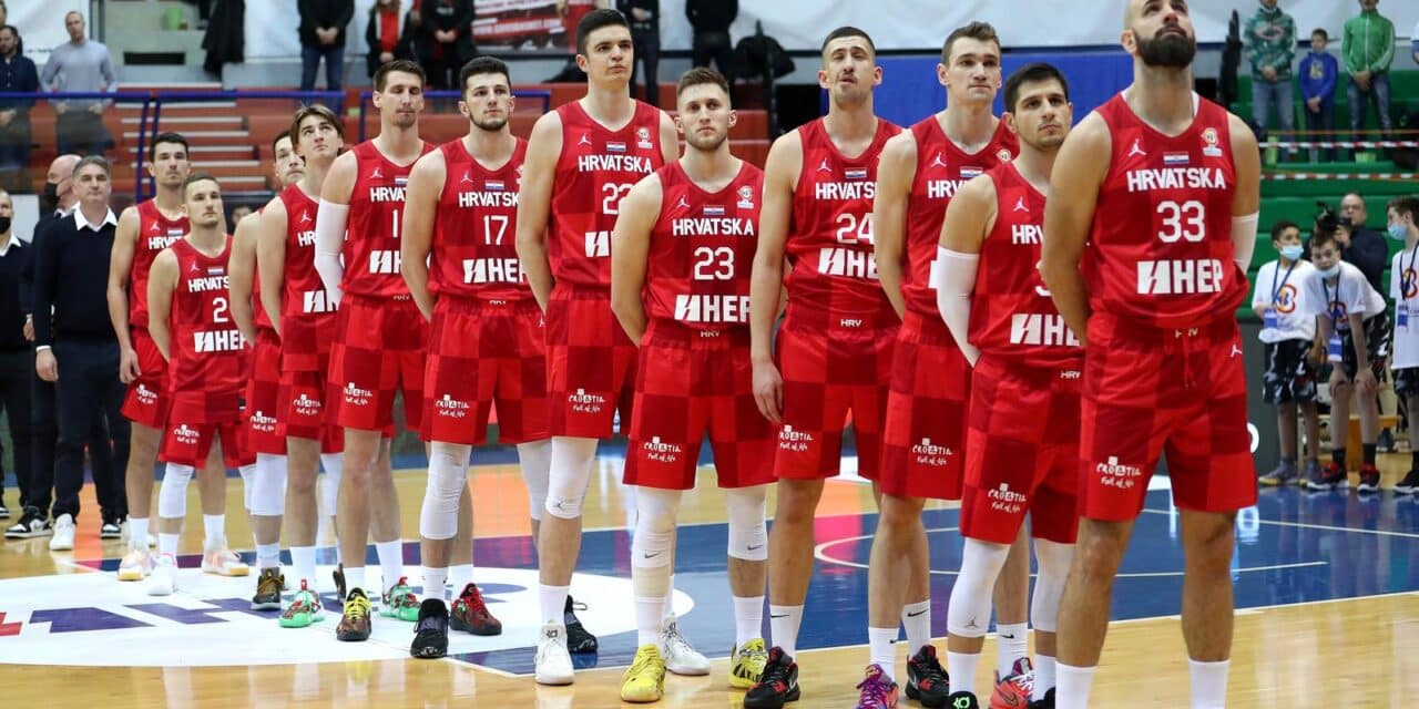 Zagreb: Kvalifikacijska utakmica Hrvatska – Švedska za košarkaško SP 2023. godine