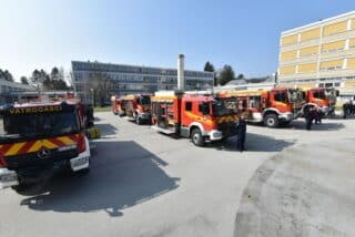 Zagreb: Ministar Božinović sudjelovao na primopredaji 14 vatrogasnih vozila